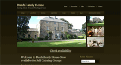 Desktop Screenshot of dunfallandyhouse.co.uk